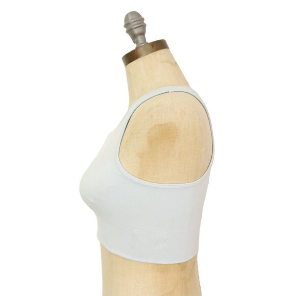 SUPERDRY Core Seamless Mid Impact Bra 8 (US 4) Moon Blue Sports NWT B22 - Picture 5 of 6